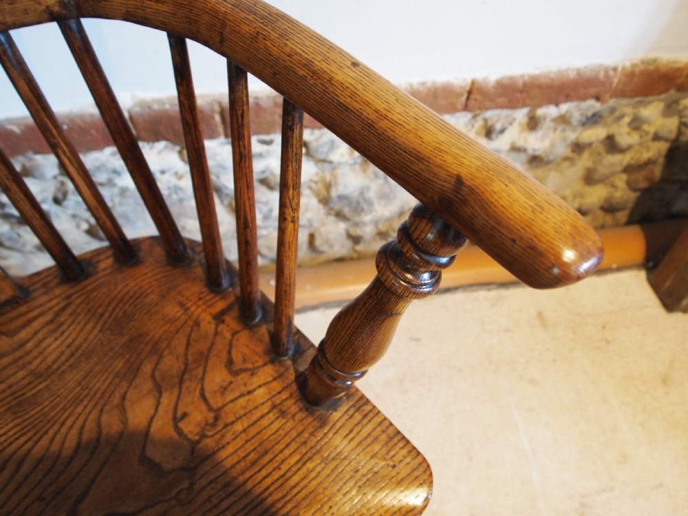 Chair stunning early Victorian Windsor Ash and Elm c1840 View V