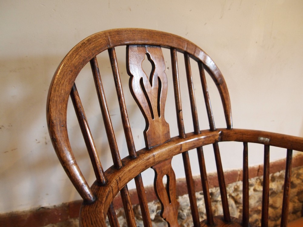 Chair stunning early Victorian Windsor Ash and Elm c1840 View XI