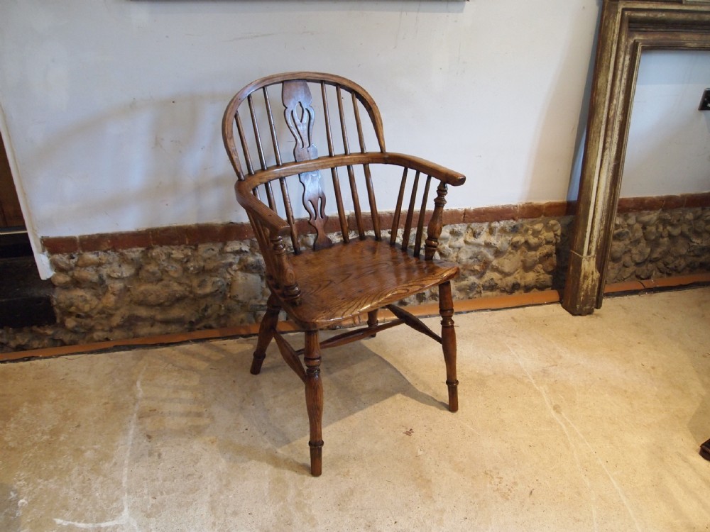 Chair stunning early Victorian Windsor Ash and Elm c1840