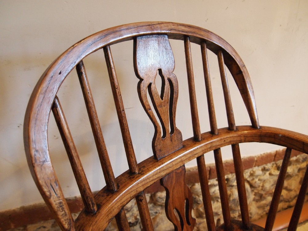 Chair stunning early Victorian Windsor Ash and Elm c1840 View X
