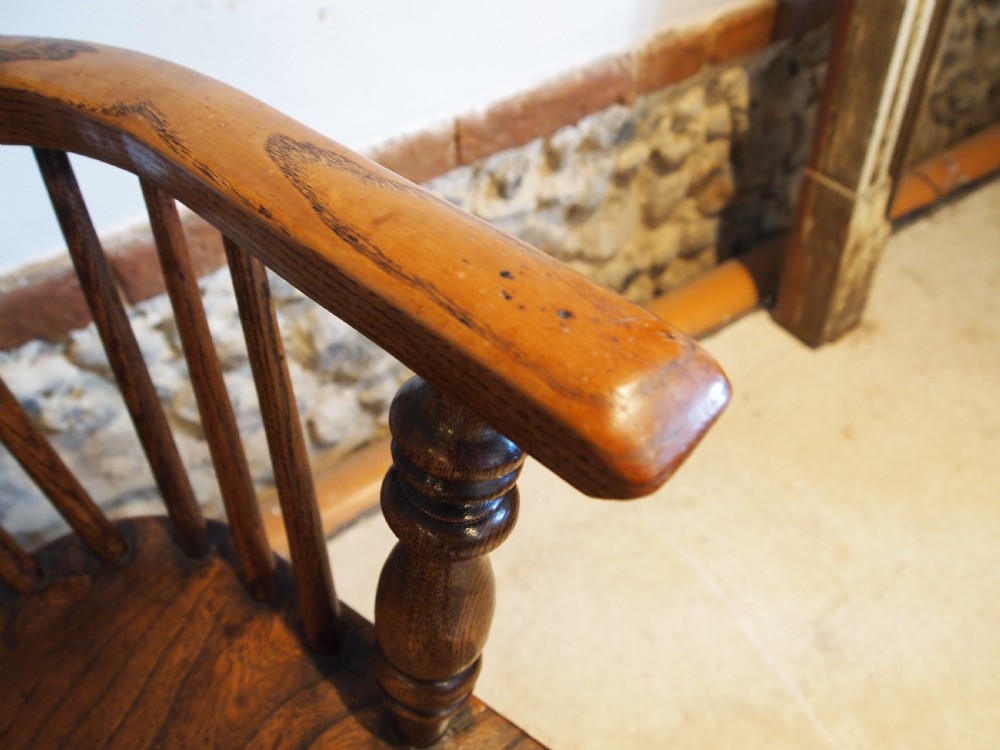 Chair stunning early Victorian Windsor Ash and Elm c1840 View VI