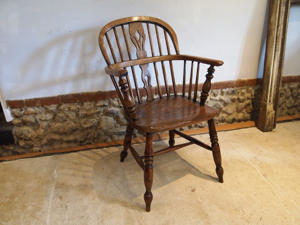 Chair stunning early Victorian Windsor Ash and Elm c1840 View XI