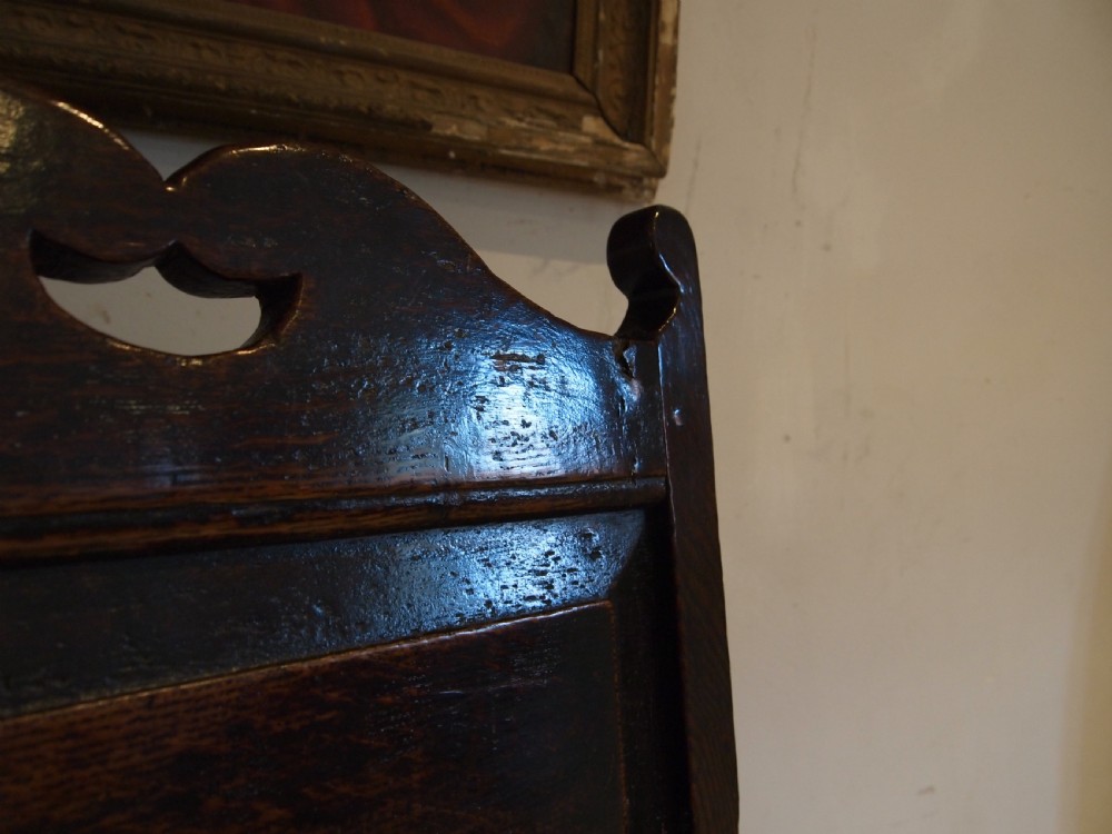 Chair fine example Charles II Oak Yorkshire c1680 View VII