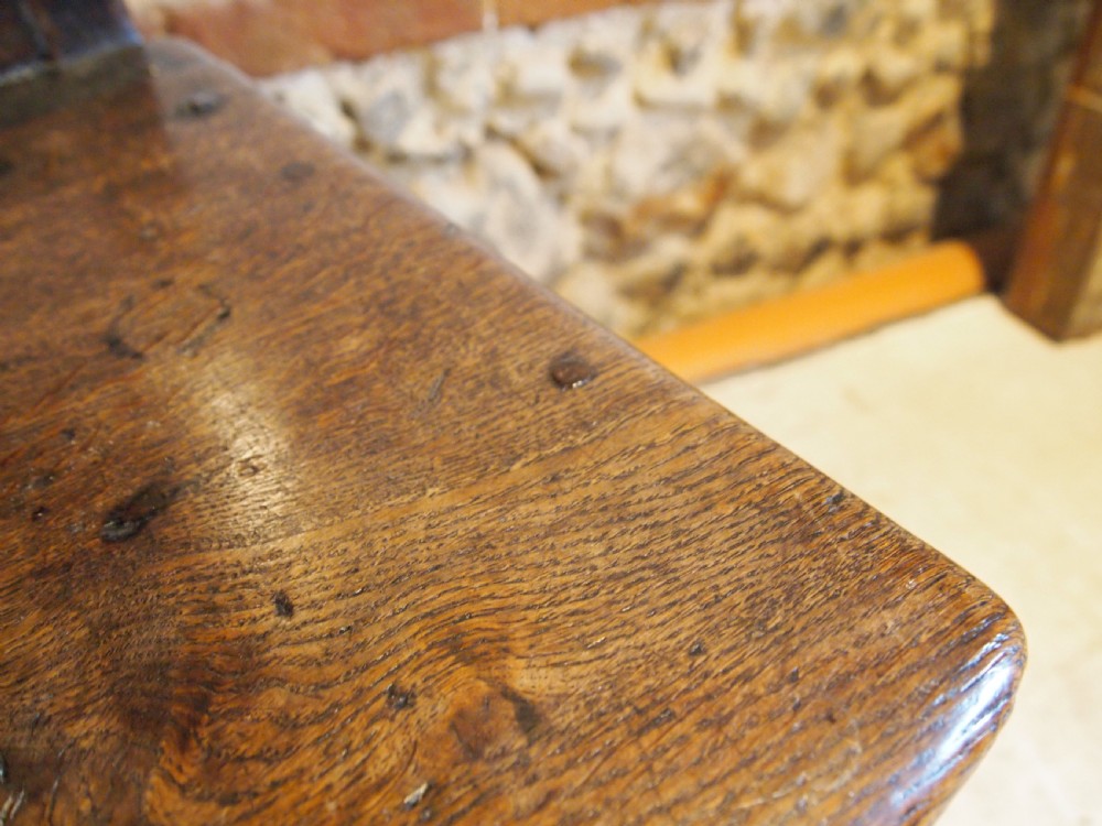 Chair fine example Charles II Oak Yorkshire c1680 View XII