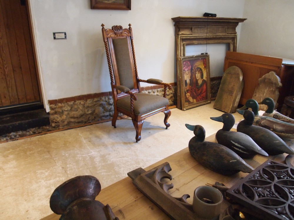 Chair stunning Scottish Arts and Crafts Oak c1880 View VI
