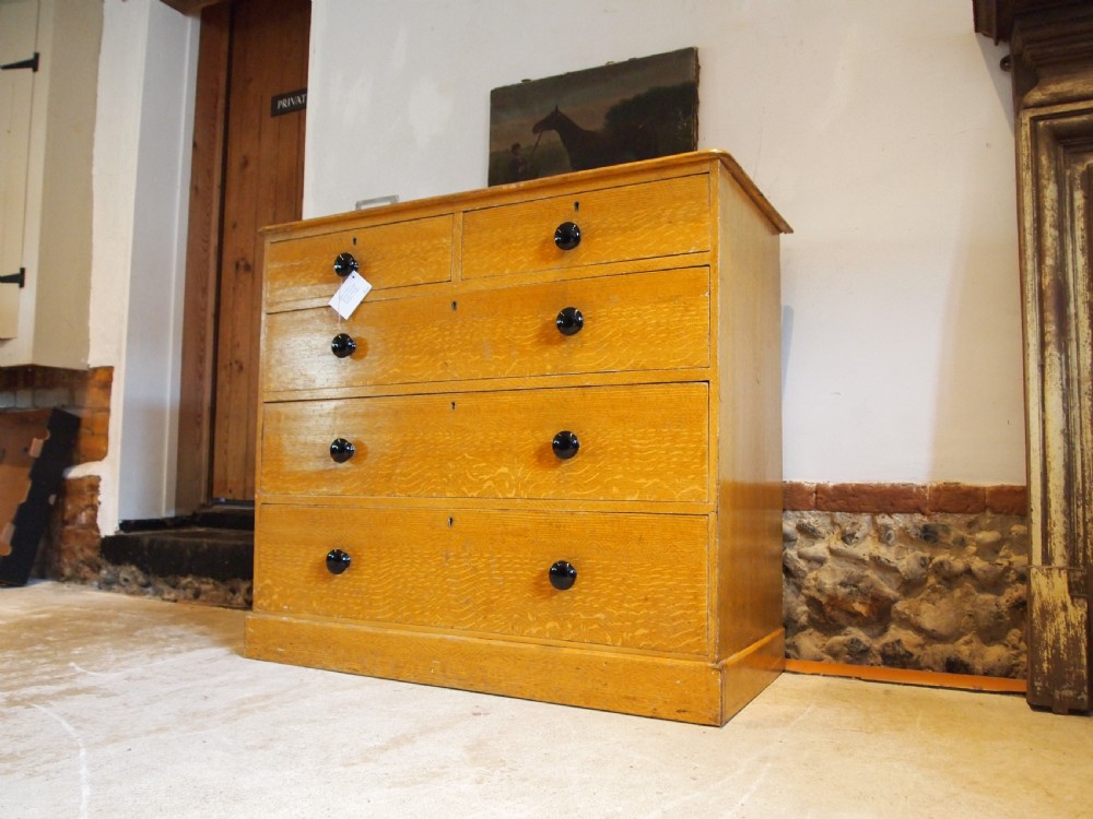 Chest of drawers rare early Victorian original paint c1840