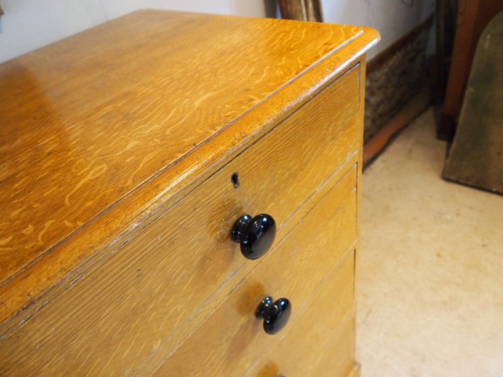 Chest of drawers rare early Victorian original paint c1840 View V