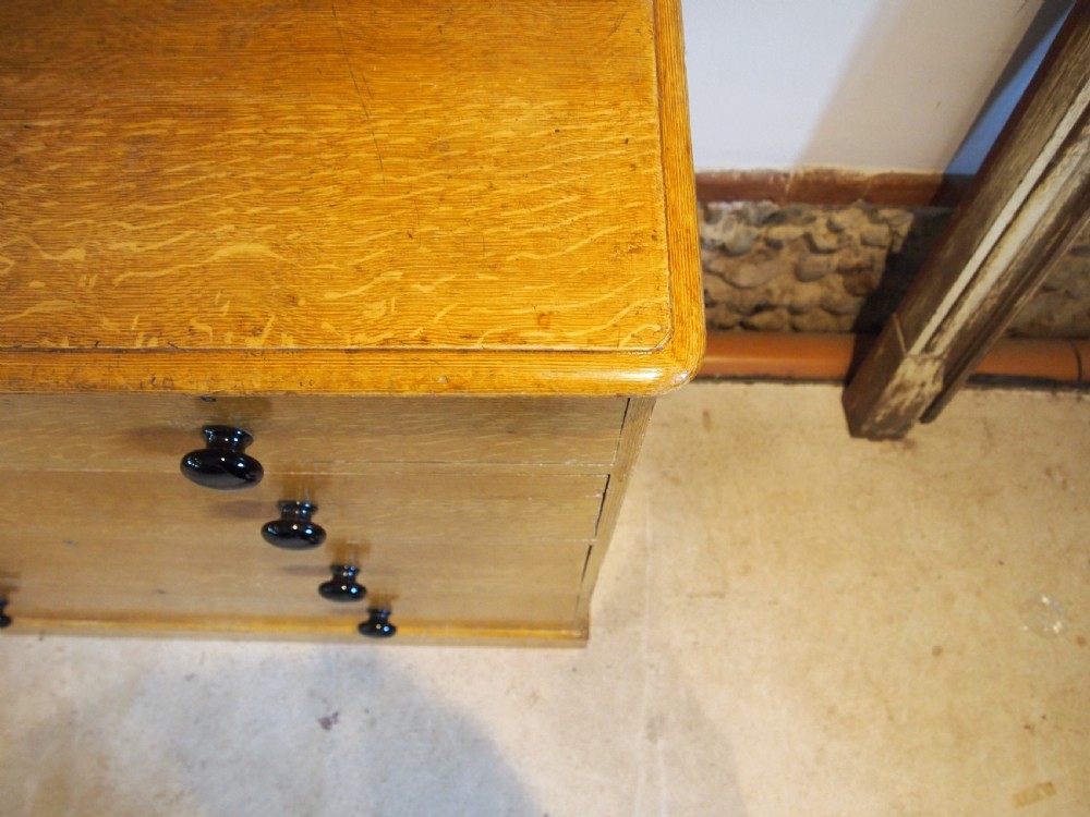 Chest of drawers rare early Victorian original paint c1840 View X