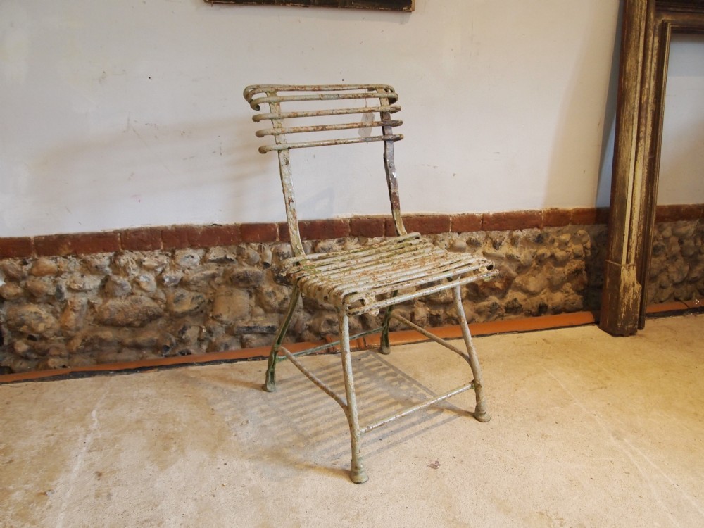Chair rare Victorian Arras garden chair c1890