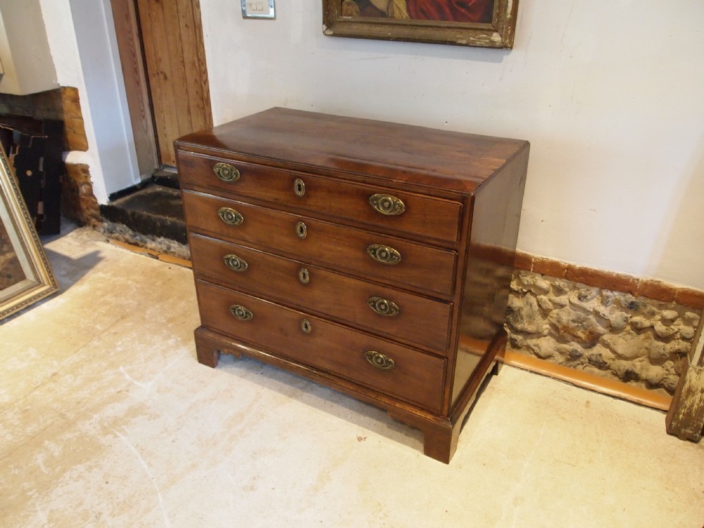 Chest of drawers rare small caddy top George III c1790