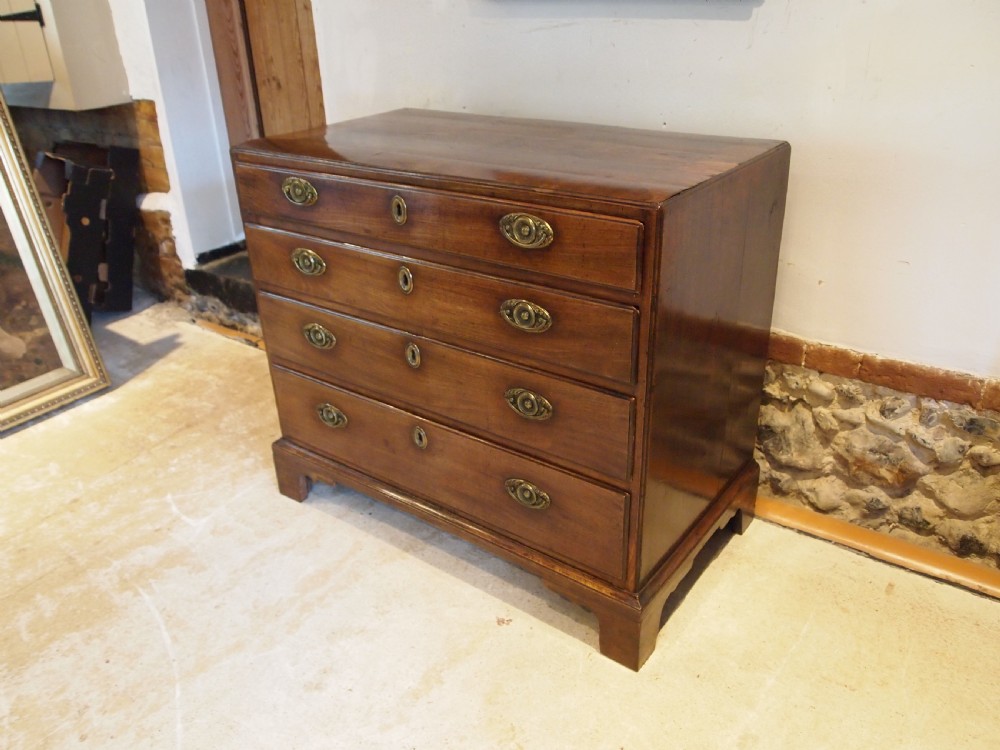 Chest of drawers rare small caddy top George III c1790 View VI