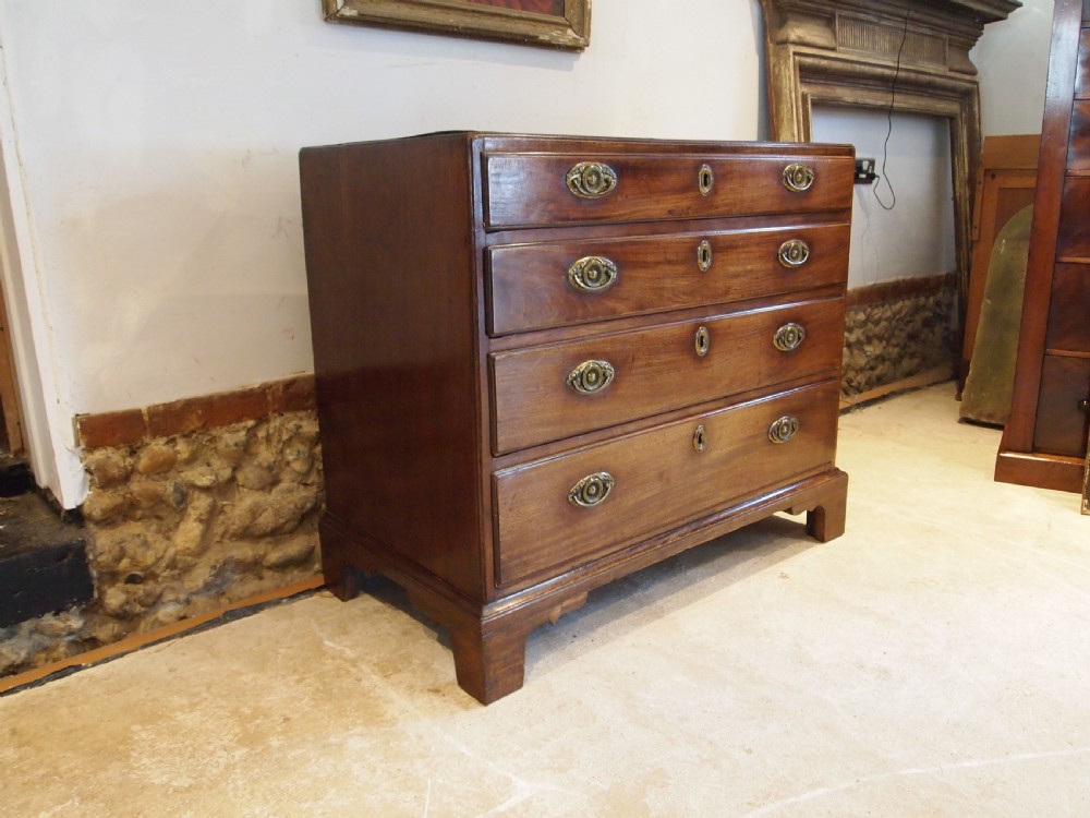 Chest of drawers rare small caddy top George III c1790 View IX