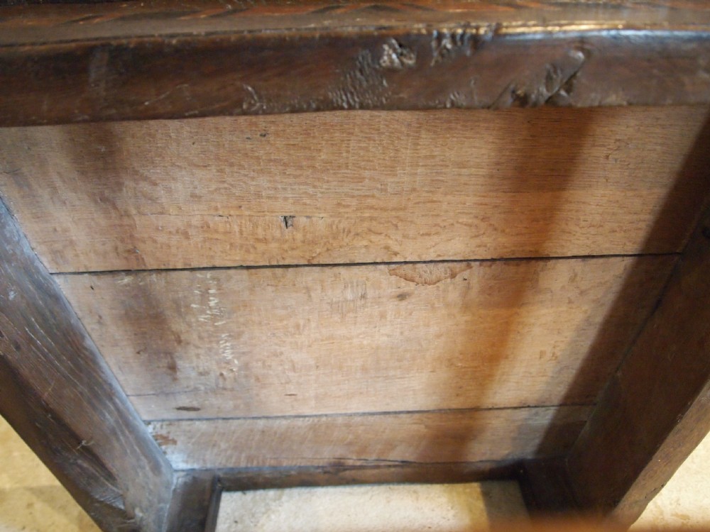 Chair rare Charles II Oak Wainscot Yorkshire c1680 View VI