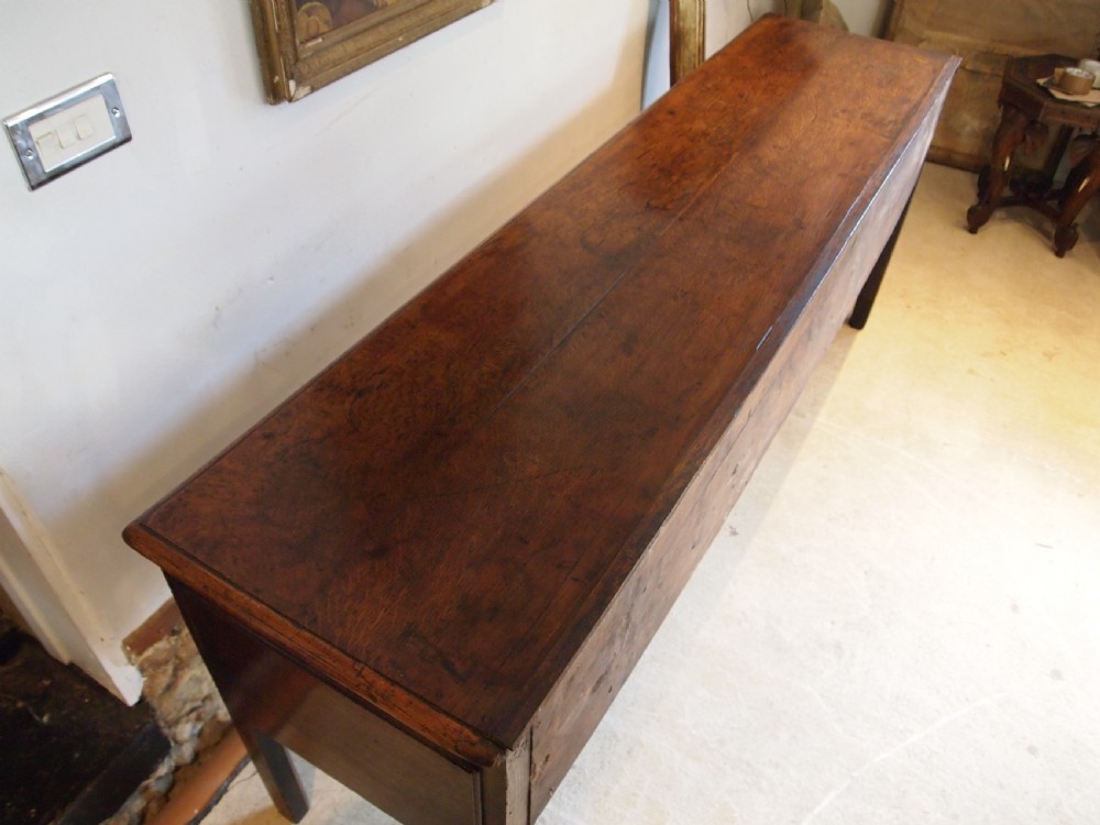 Dresser fine large George III Oak c1780 View VIII