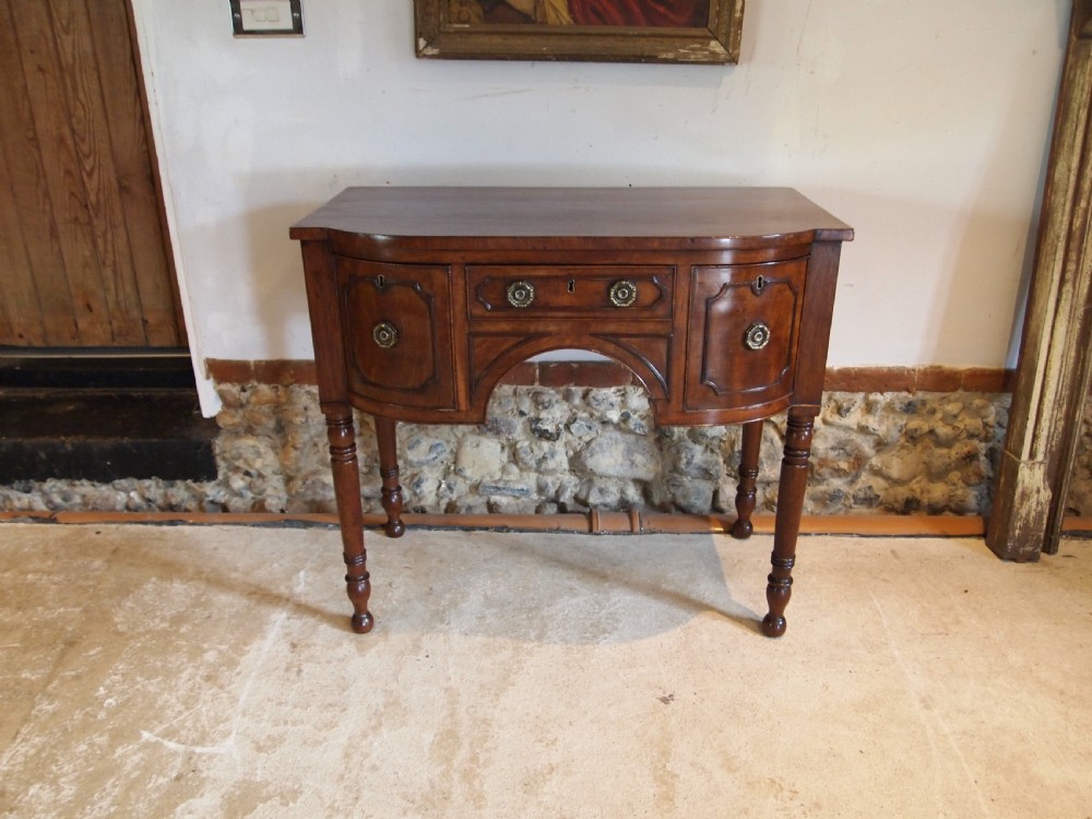 Sideboard rare very small George III Mahogany c1810 View II