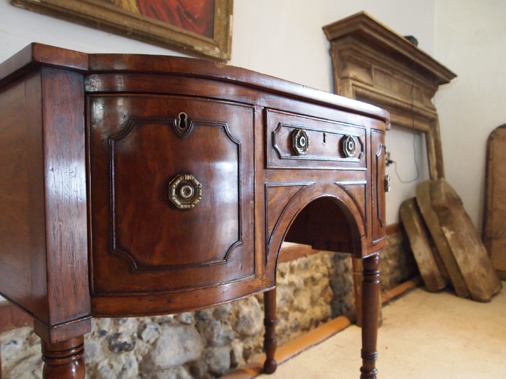 Sideboard rare very small George III Mahogany c1810 View VI