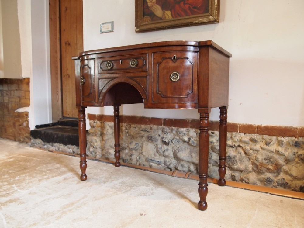 Sideboard rare very small George III Mahogany c1810 View VIII
