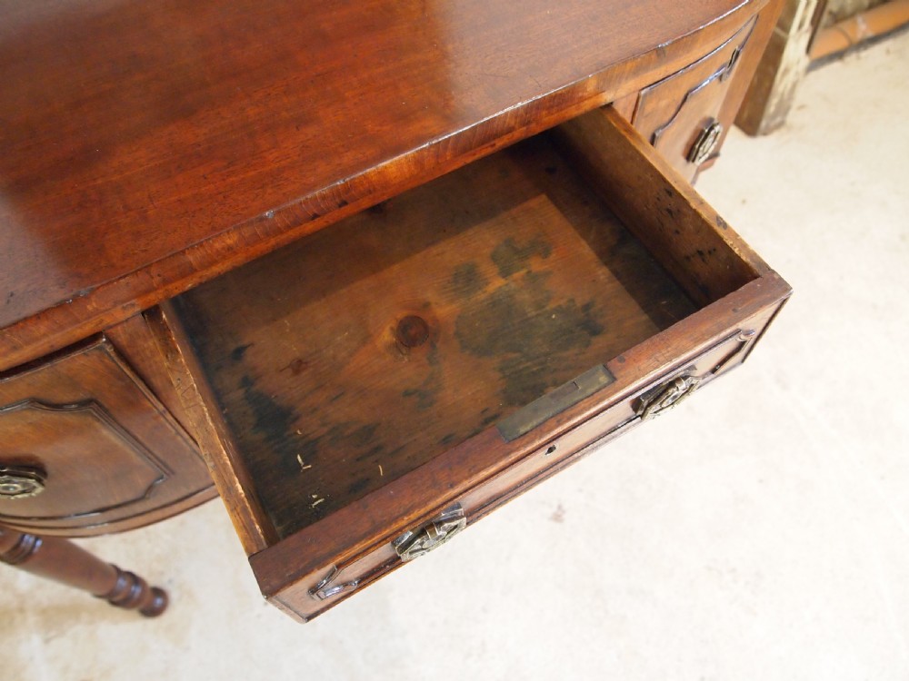 Sideboard rare very small George III Mahogany c1810 View IX