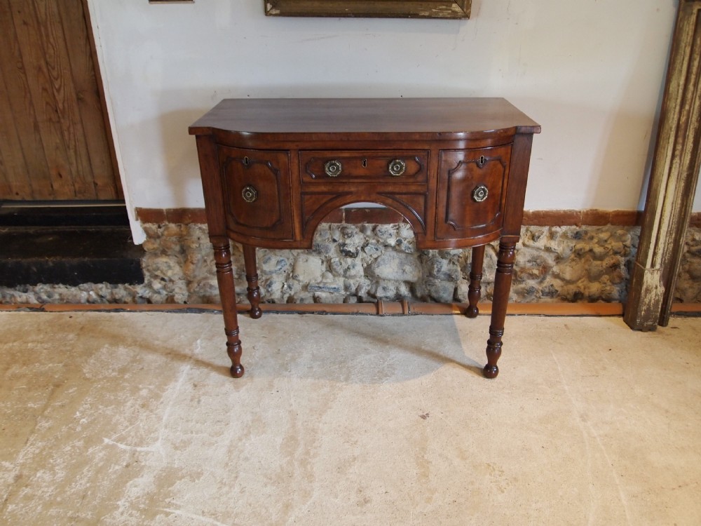 Sideboard rare very small George III Mahogany c1810 View X