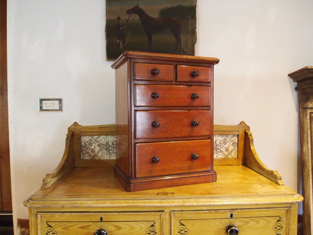 Chest of drawers miniature apprentice Victorian c1890