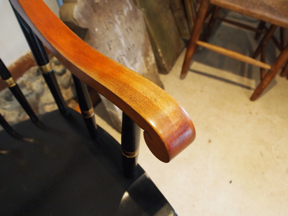 Chairs rare pair of Harvard University chairs c1920 View IV