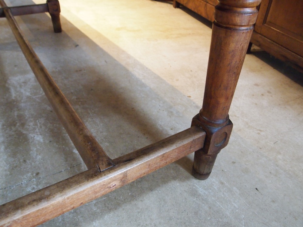 Table large Monastic French refectory dining table c1850 View VI