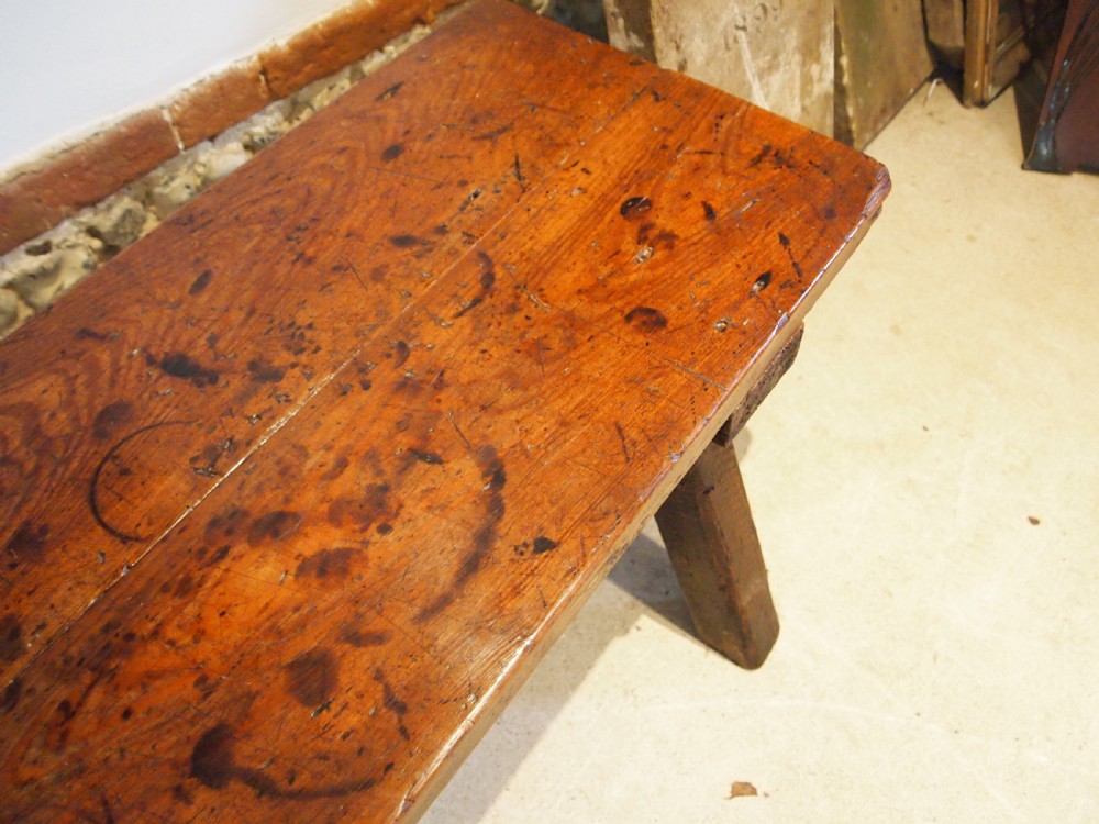 Bench settle George IV Pig bench c1820 View II