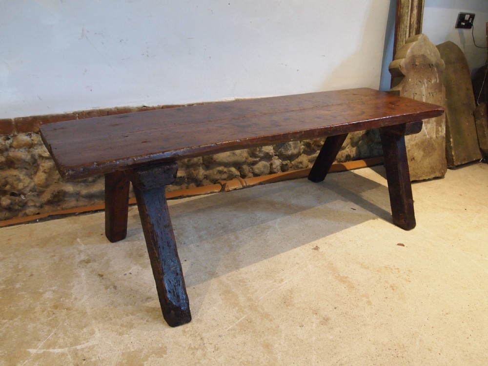 Bench settle George IV Pig bench c1820 View III