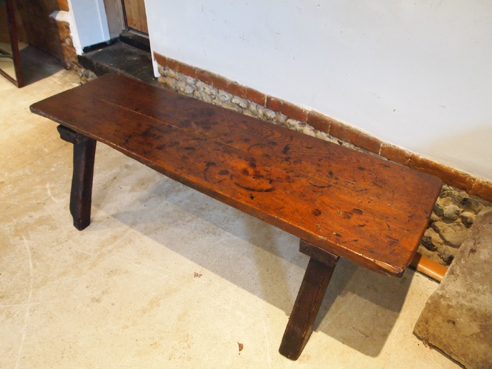 Bench settle George IV Pig bench c1820 View VII