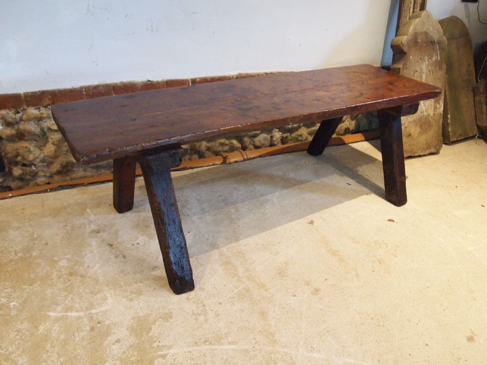 Bench settle George IV Pig bench c1820 View VIII