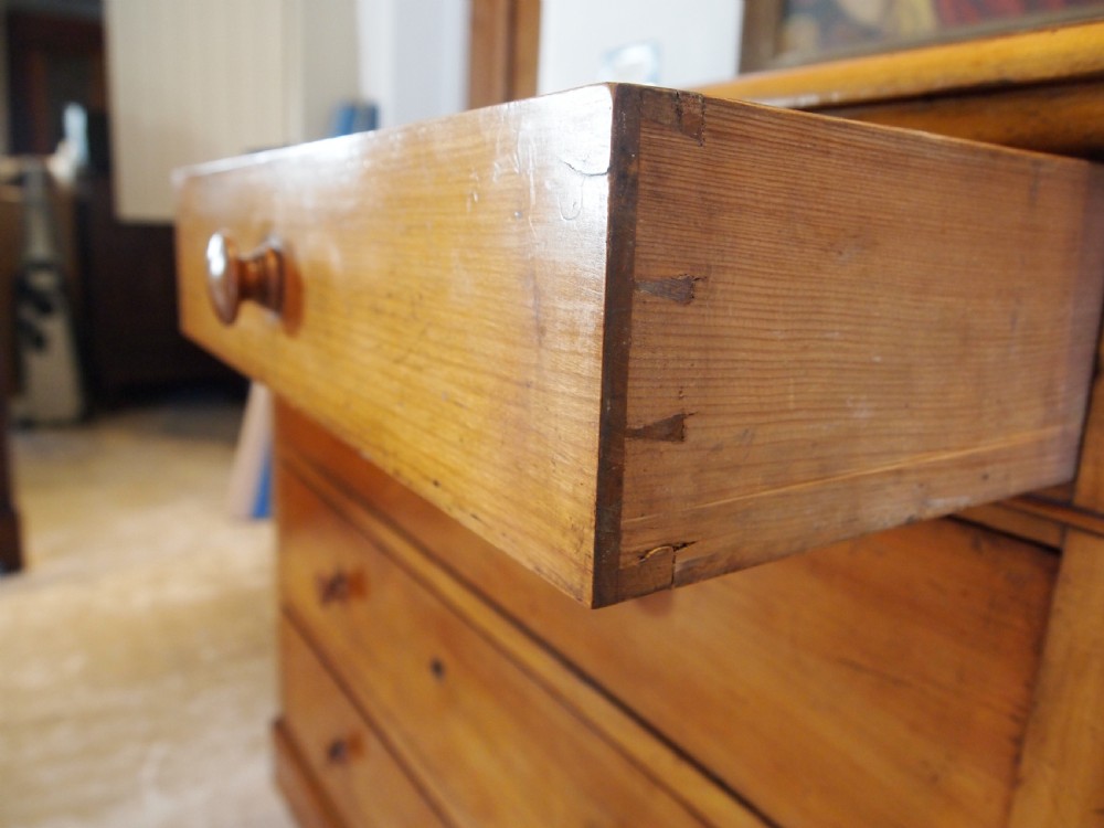 Chest of drawers rare French Apple wood Boulogne c1840 View VII