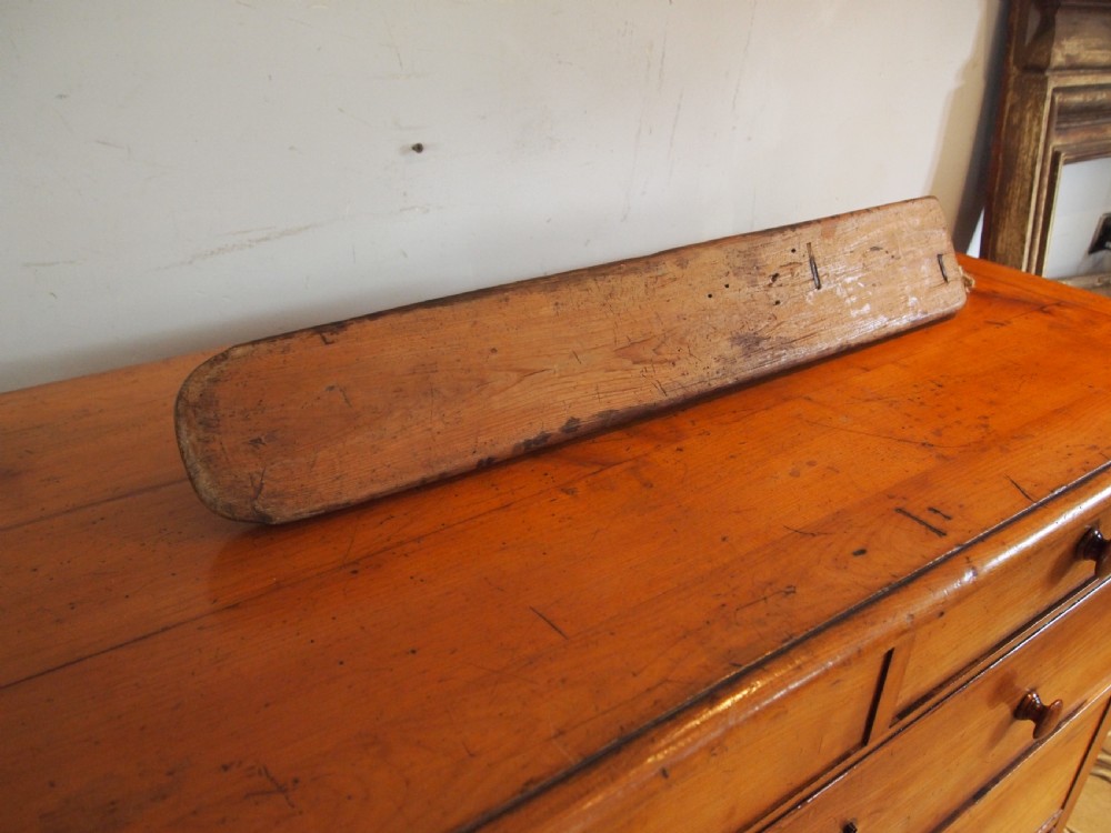 Rare Naive Folk art Norwegian Mangle board dated 1833 View VIII