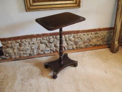 TABLE RARE REGENCY ORIGINAL PAINT SIDE HALL LAMP C1820