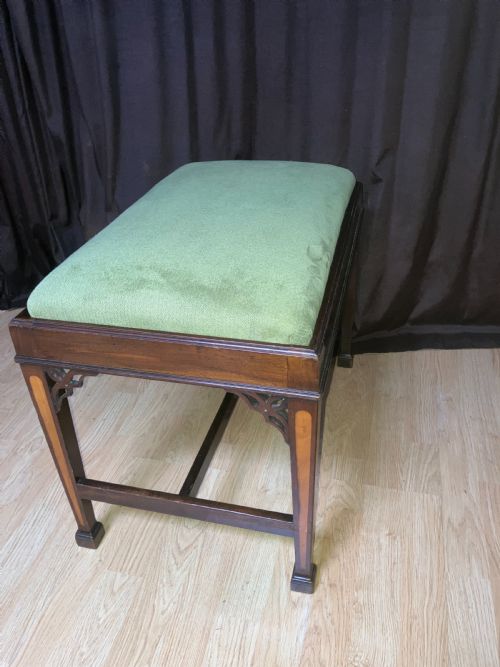EDWARDIAN INLAID STOOL - ADDITIONAL PHOTO 2