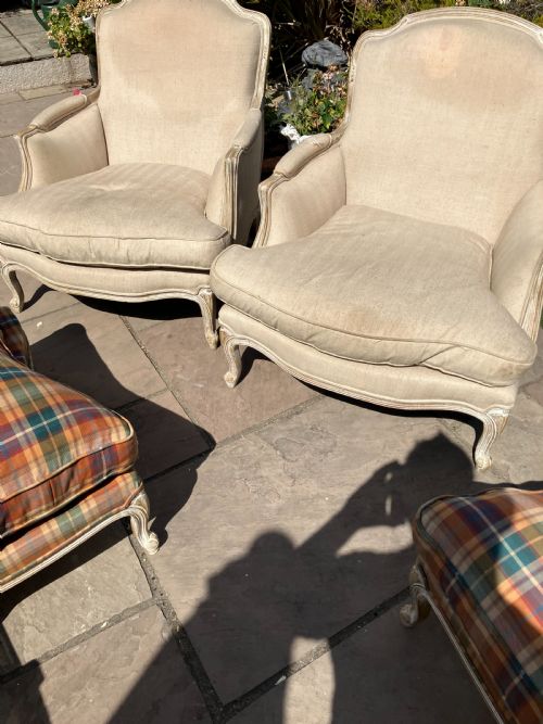 French Louis Style Armchairs