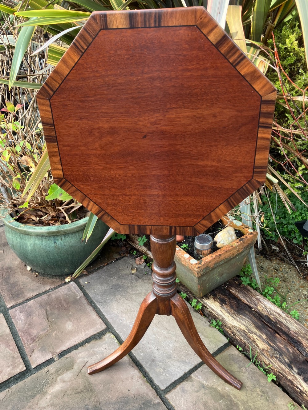 Victorian Mahogany Octagonal Side Table