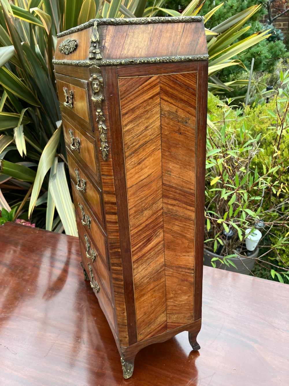 Antique French Miniature Chest View II