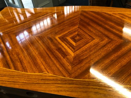 INLAID MARQUETRY FRENCH STYLE COCKTAIL CABINET - ADDITIONAL PHOTO 11