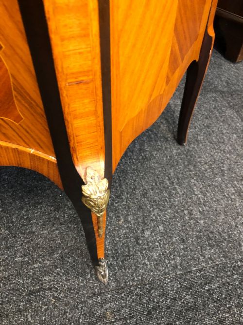 INLAID MARQUETRY FRENCH STYLE COCKTAIL CABINET - ADDITIONAL PHOTO 4