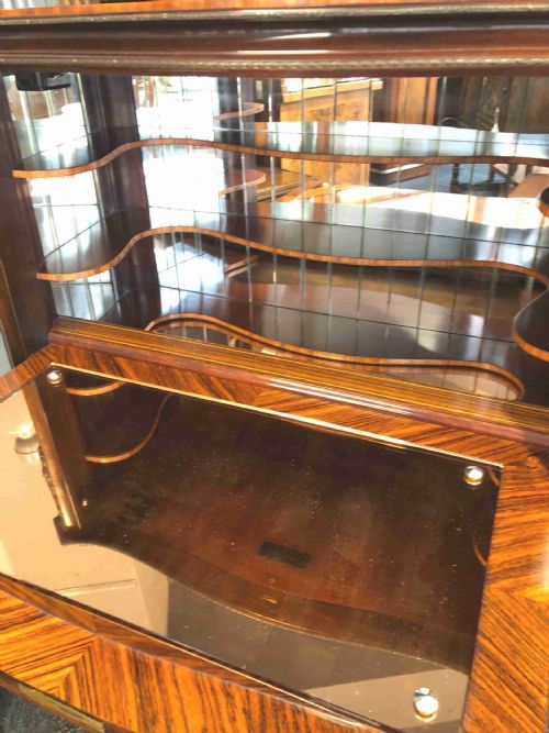 INLAID MARQUETRY FRENCH STYLE COCKTAIL CABINET - ADDITIONAL PHOTO 6