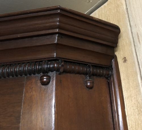 MAHOGANY GEORGIAN CORNER CABINET - ADDITIONAL PHOTO 7