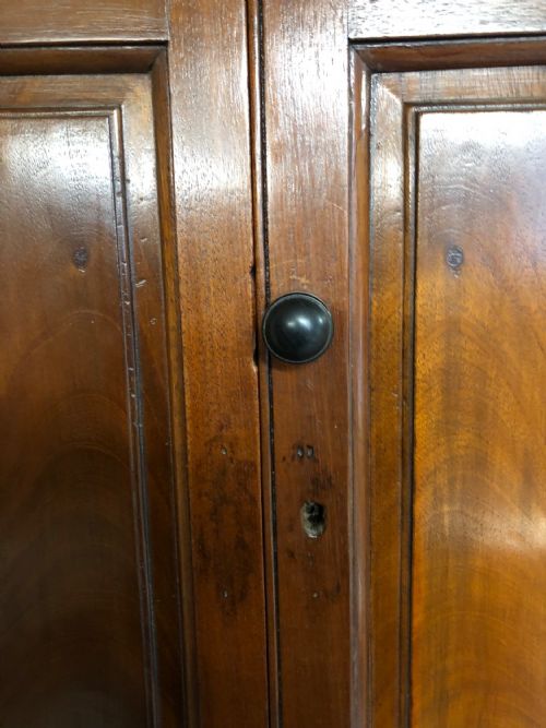 MAHOGANY GEORGIAN CORNER CABINET - ADDITIONAL PHOTO 1