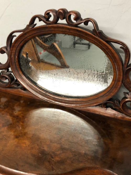 BURR WALNUT WHATNOT - ADDITIONAL PHOTO 1