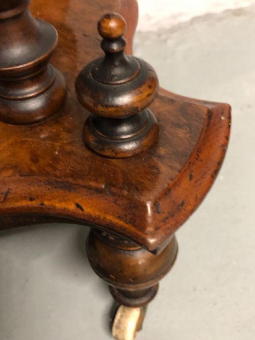 BURR WALNUT WHATNOT - ADDITIONAL PHOTO 5