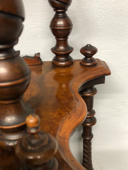 BURR WALNUT WHATNOT - ADDITIONAL PHOTO 6