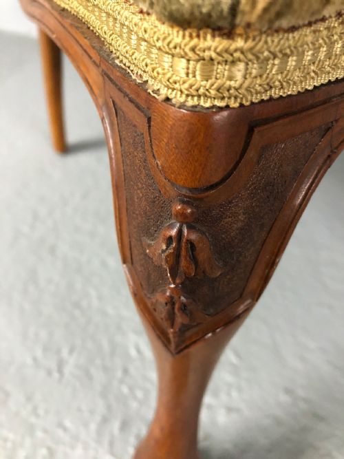 SATIN WOOD BEDROOM CHAIR - ADDITIONAL PHOTO 5