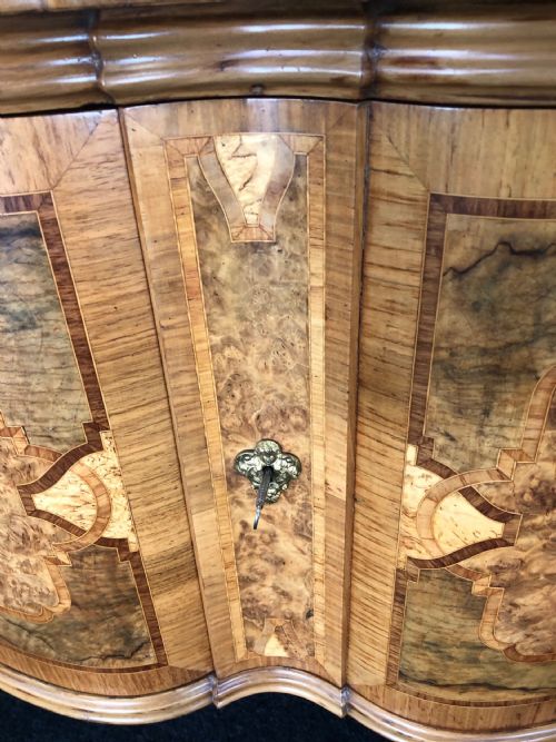 BURR WALNUT SIDE CABINET - ADDITIONAL PHOTO 3