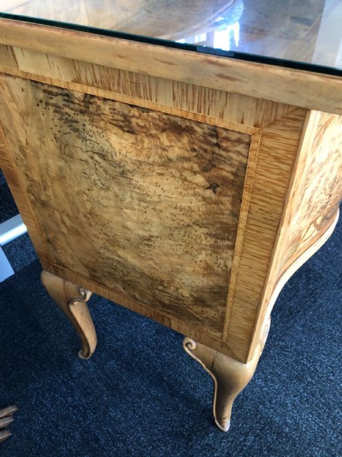 BURR WALNUT SIDE CABINET - ADDITIONAL PHOTO 5