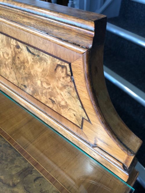 BURR WALNUT SIDE CABINET - ADDITIONAL PHOTO 7