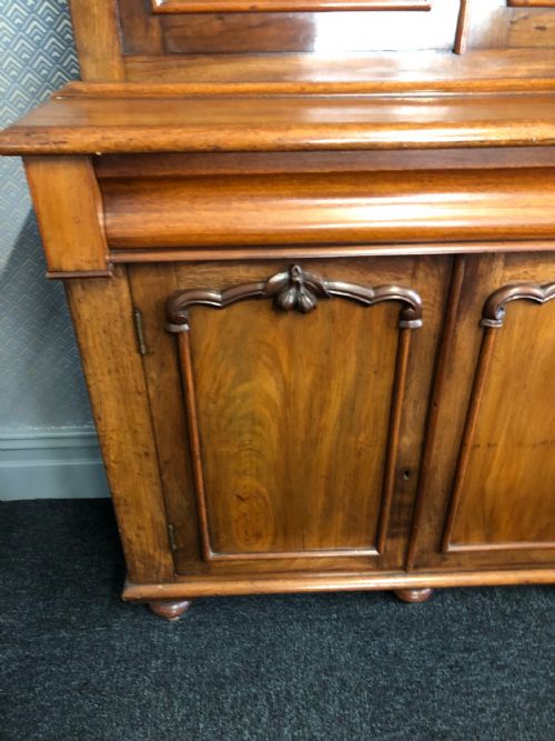 VICTORIAN MAHOGANY GLAZED BOOKCASE - ADDITIONAL PHOTO 1